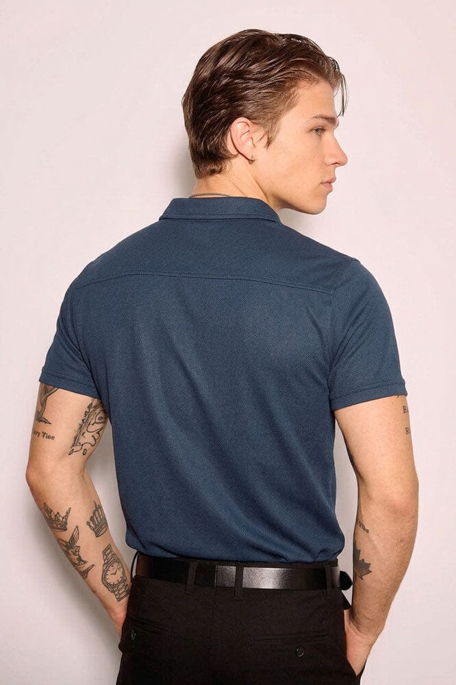 Jay Cee Men's Lightweight Mesh Casual Shirt