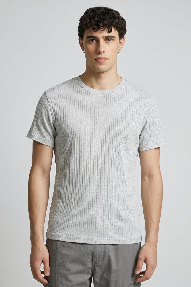 Polo Republica Men's Drop Needle Jersey Tee Shirt