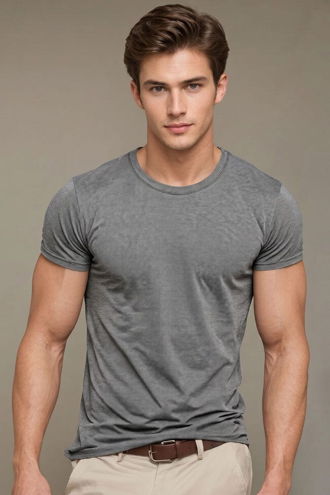 Polo Republica Men's Pique Bird Eye Tee Shirt