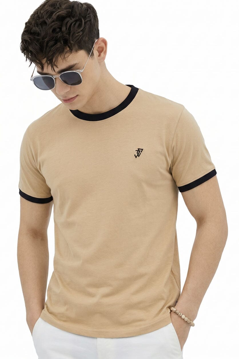 Jay Cee Men's Ringer Tee Shirt