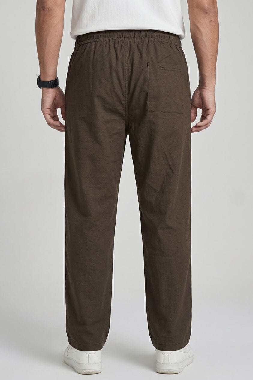 Jay Cee Men's Loose Fit Cotton Trousers