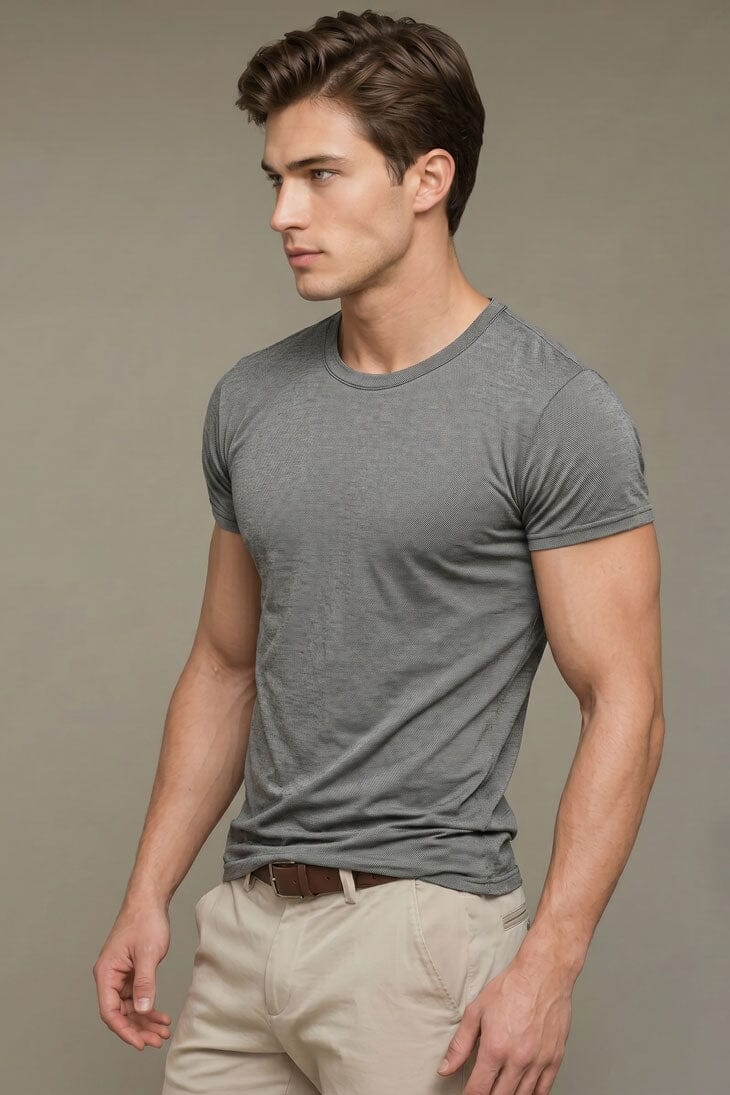 Polo Republica Men's Pique Bird Eye Tee Shirt
