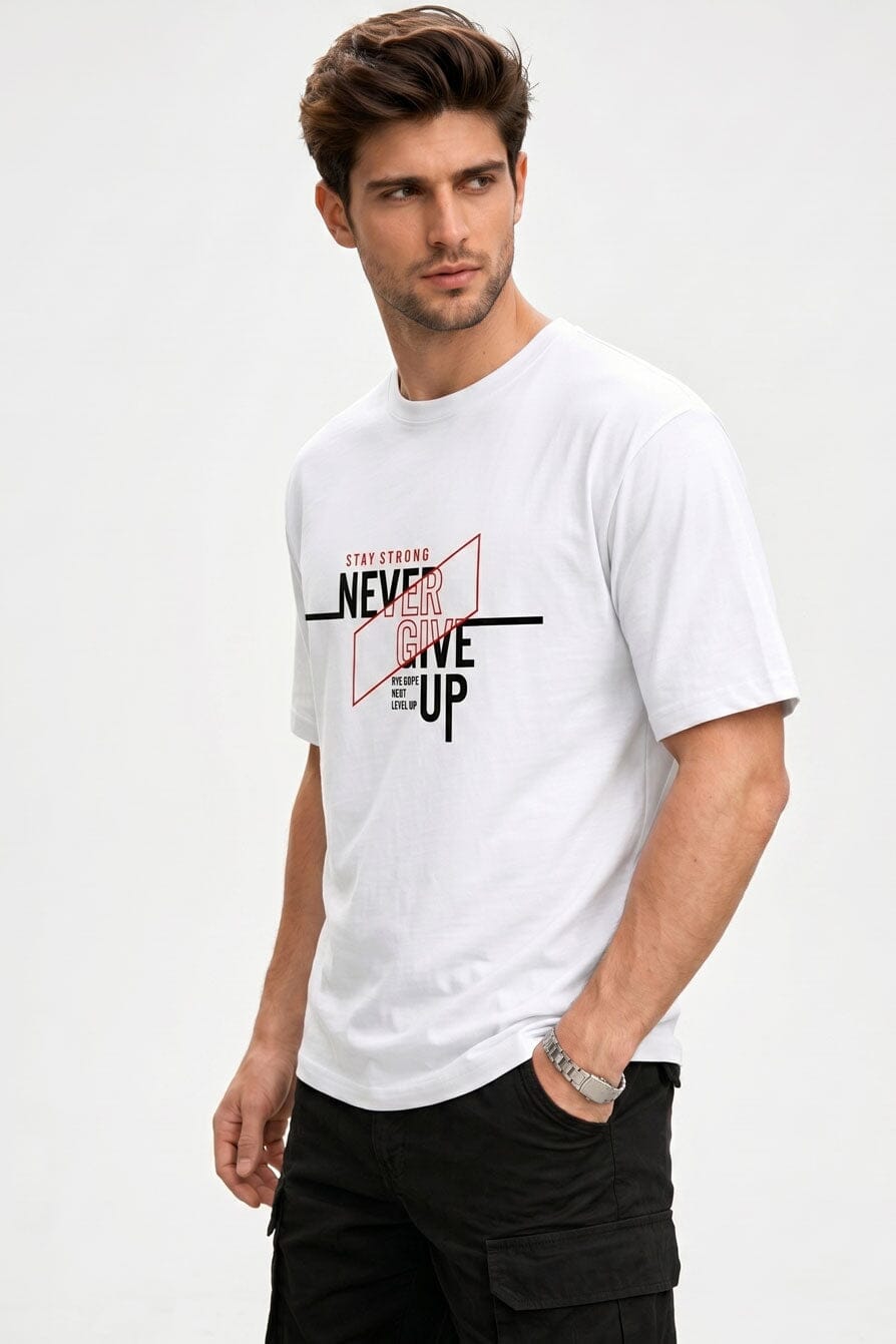 FG Men's Never Give Up Tee Shirt