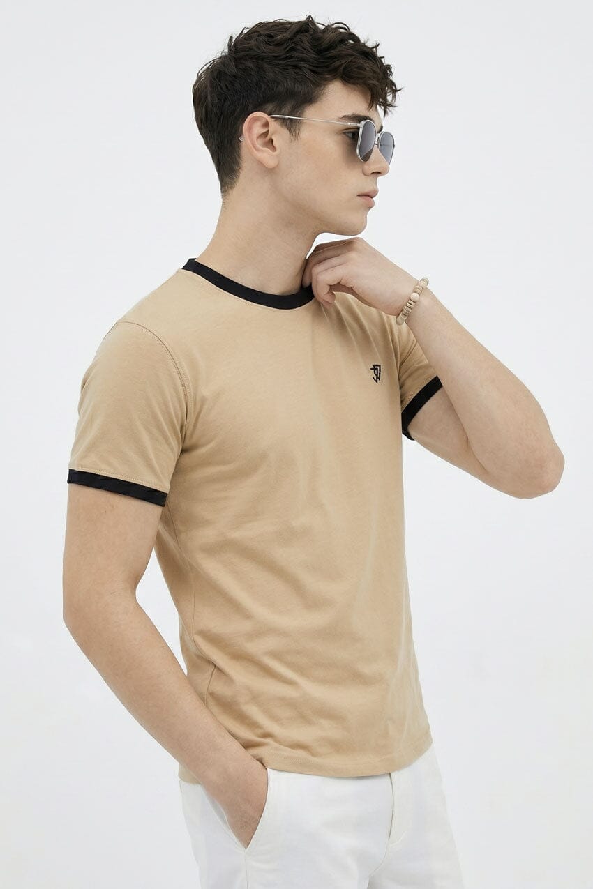 Jay Cee Men's Ringer Tee Shirt