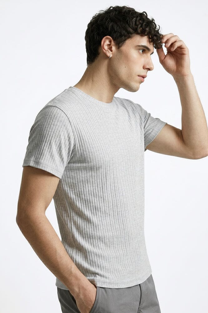 Polo Republica Men's Drop Needle Jersey Tee Shirt