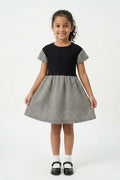 Girl's Houndstooth Pattern Frock