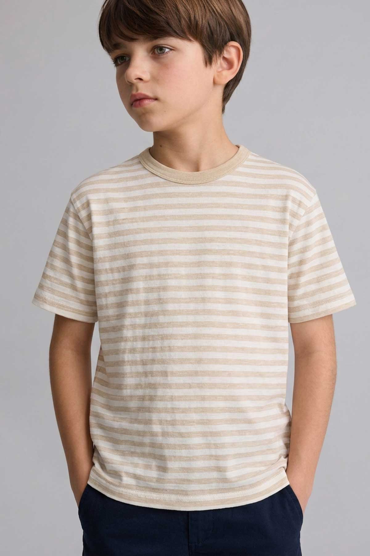 MNG Boy's Striped Tee Shirt