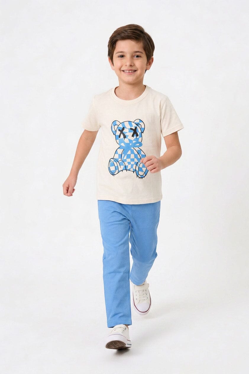 Kid's Teddy Bear Twin Set