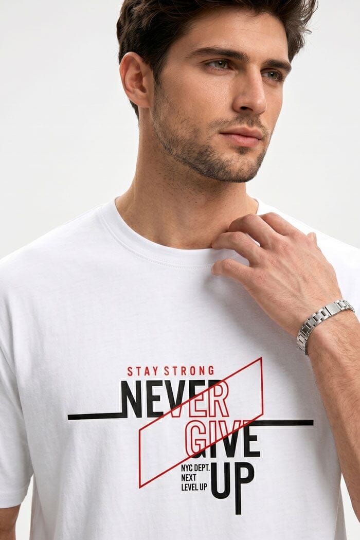 FG Men's Never Give Up Tee Shirt