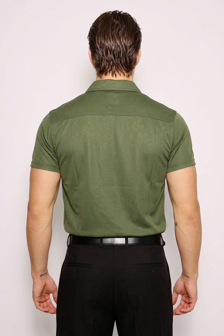 Jay Cee Men's Lightweight Mesh Casual Shirt