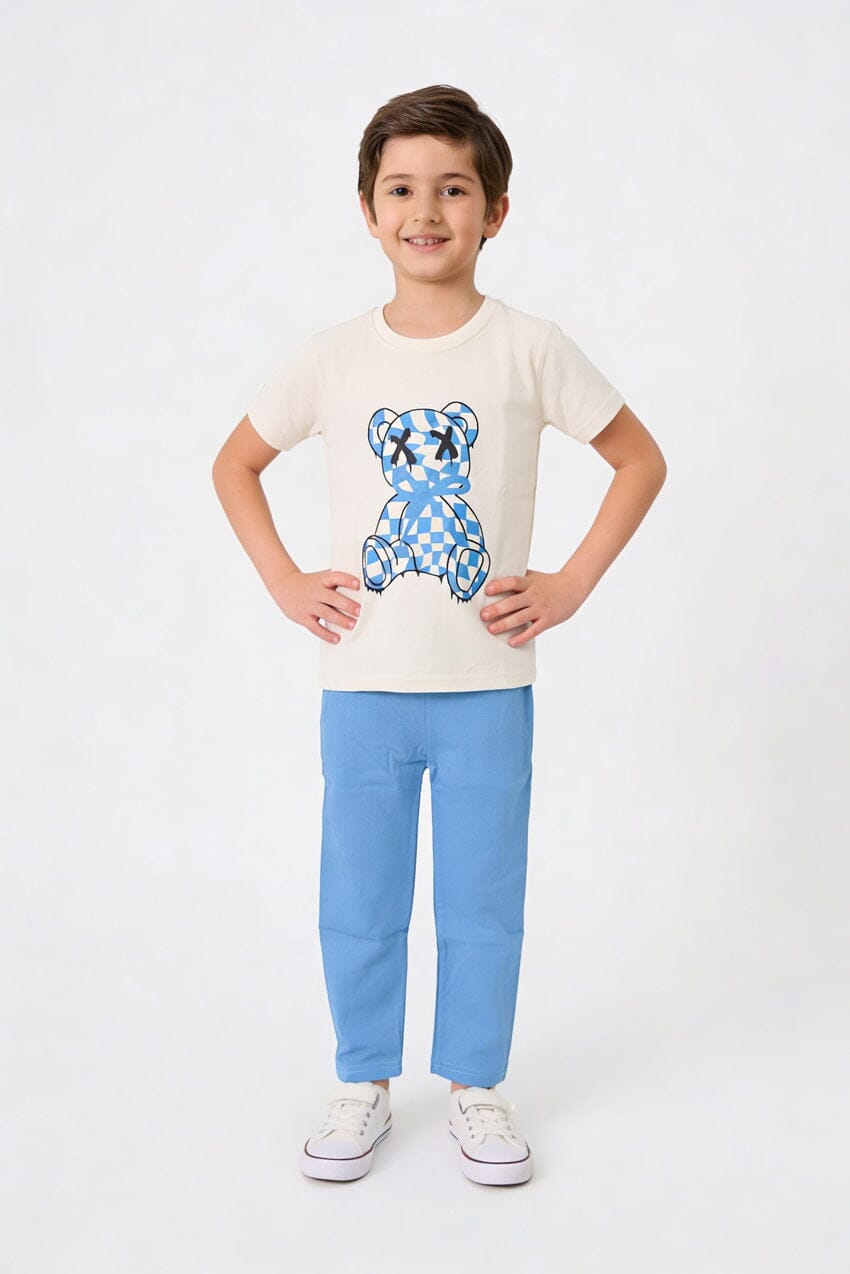 Kid's Teddy Bear Twin Set