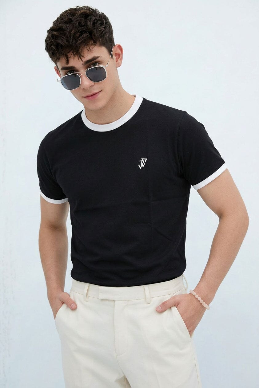 Jay Cee Men's Ringer Tee Shirt