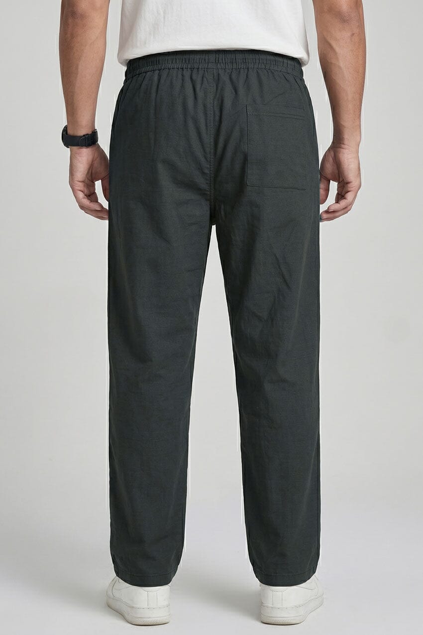 Jay Cee Men's Loose Fit Cotton Trousers