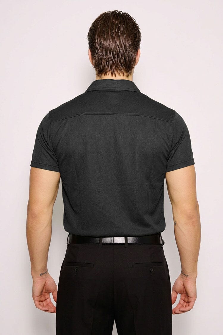 Jay Cee Men's Lightweight Mesh Casual Shirt