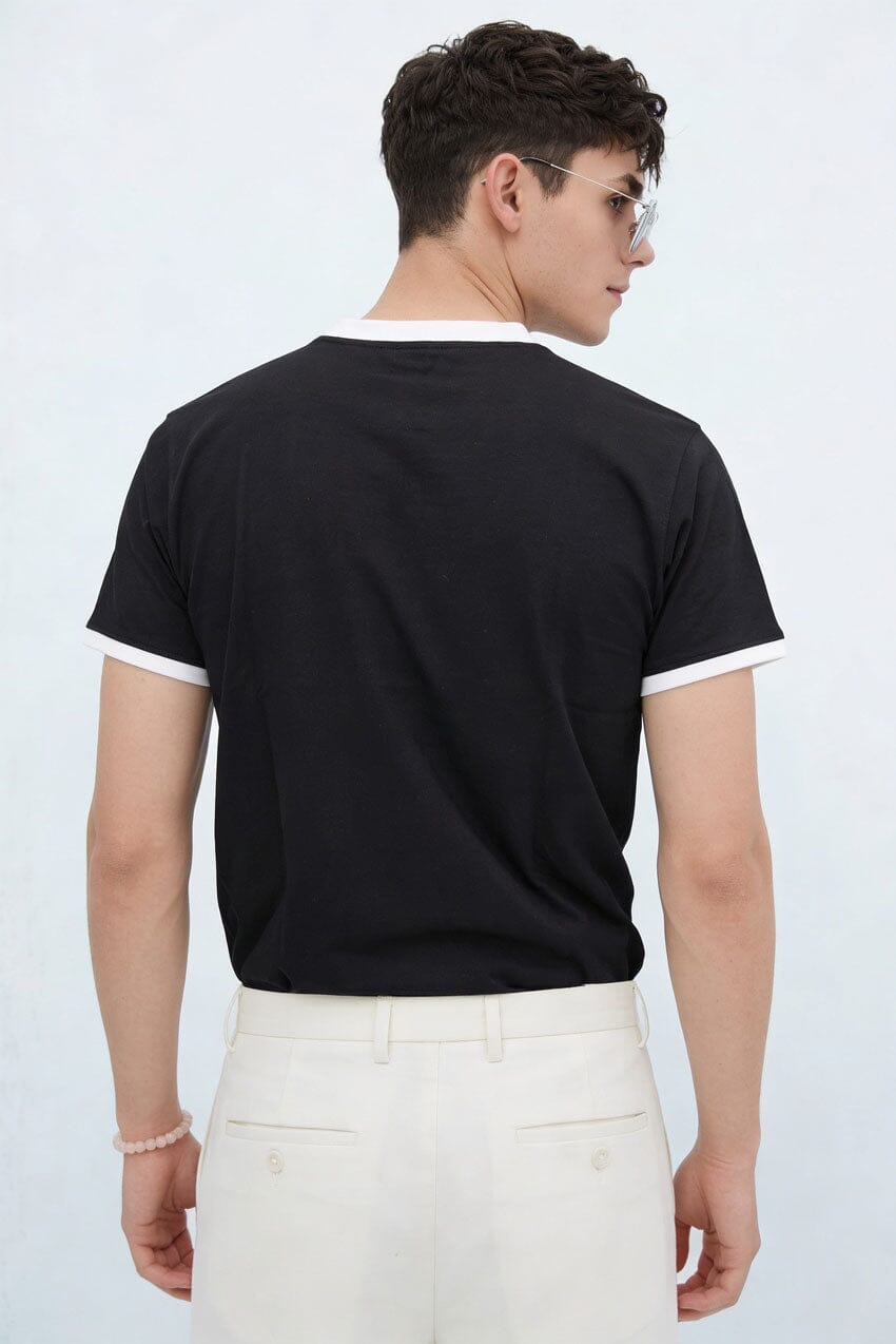 Jay Cee Men's Ringer Tee Shirt